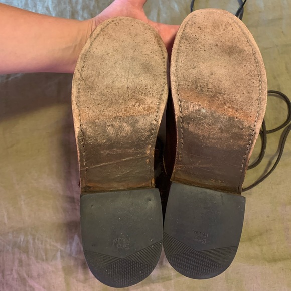 Free Bird Chase Leather Combat Boots - Picture 4 of 5